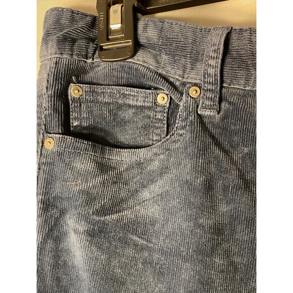 Women's GAP 1969 Perfect Boot Corduroy Pants Jeans Size 29 S Navy Blue NWT - Picture 6 of 11